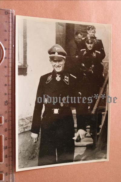 altes Pressefoto ?  Ritterkreuzträger   SS-Sturmbannführer Christian Tychsen